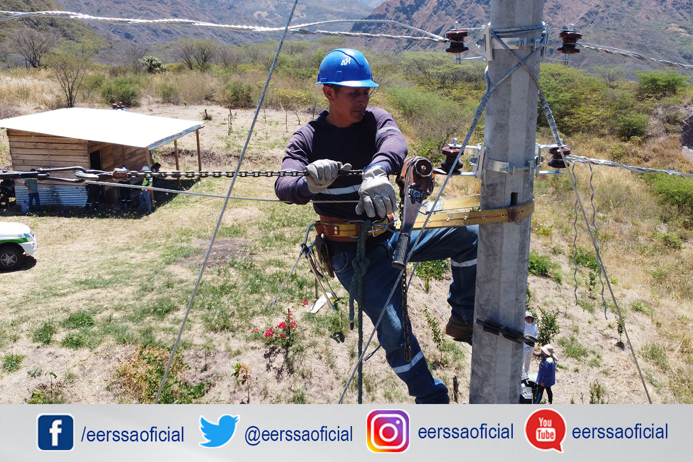 Santa Rita recibe proyecto de electrificación por parte de la EERSSSA