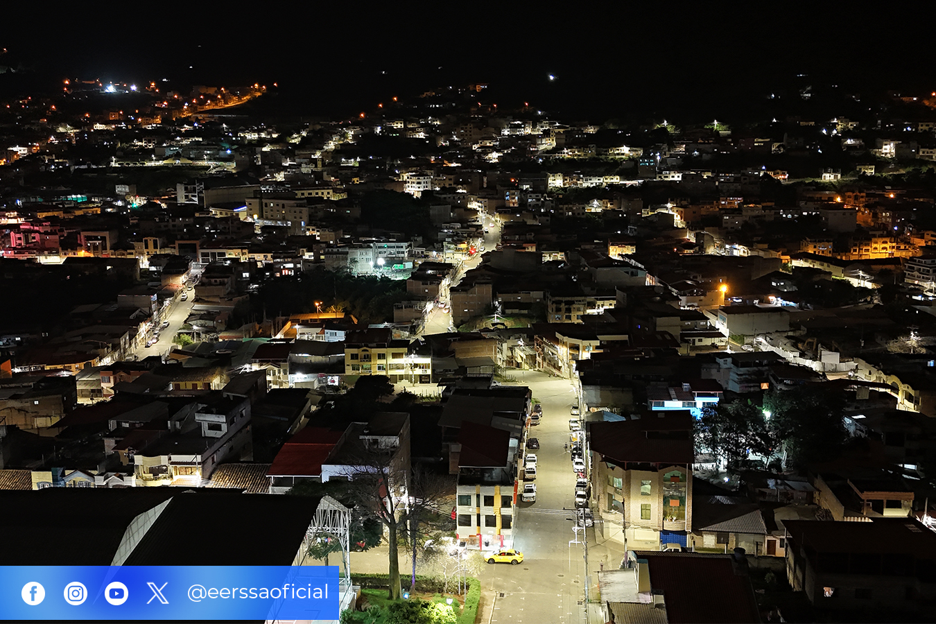 Catamayo cuenta con nueva iluminación LED que mejora la seguridad y el desarrollo del cantón
