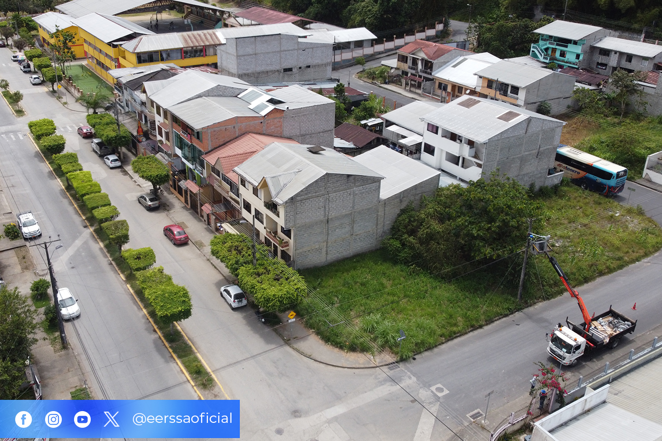 Gualaquiza avanza con el cambio de luminarias a tecnología led