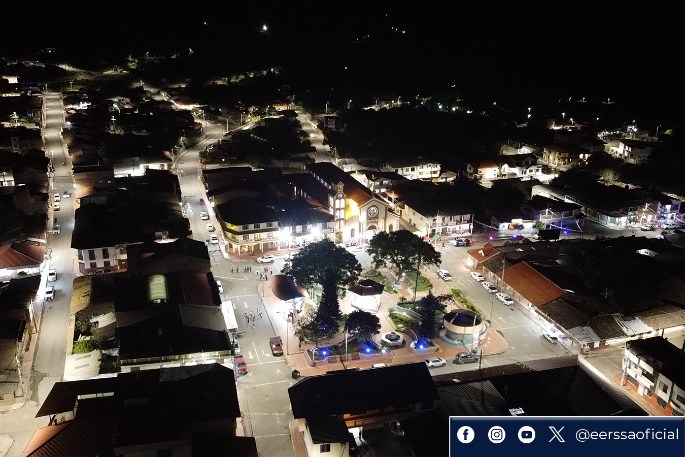San Pedro de la Bendita se ilumina con tecnología LED